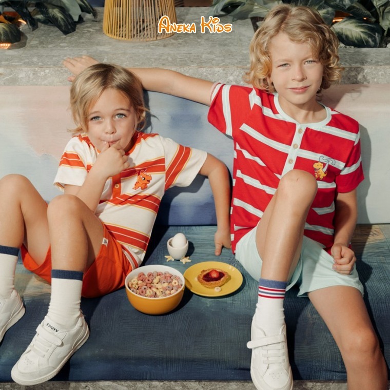 Bohopanna Andy Set / Setelan Pendek Anak Cowok Bohopanna