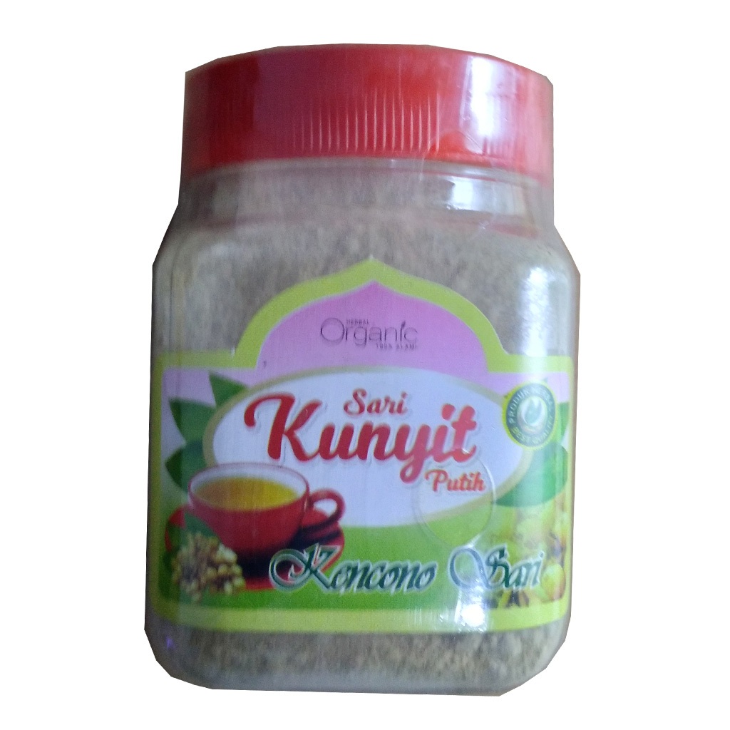 

Serbuk Sari Kunyit Putih Kencono Sari 100 gr Bubuk Jamu Kunyit Organik - EXP : 11-2026