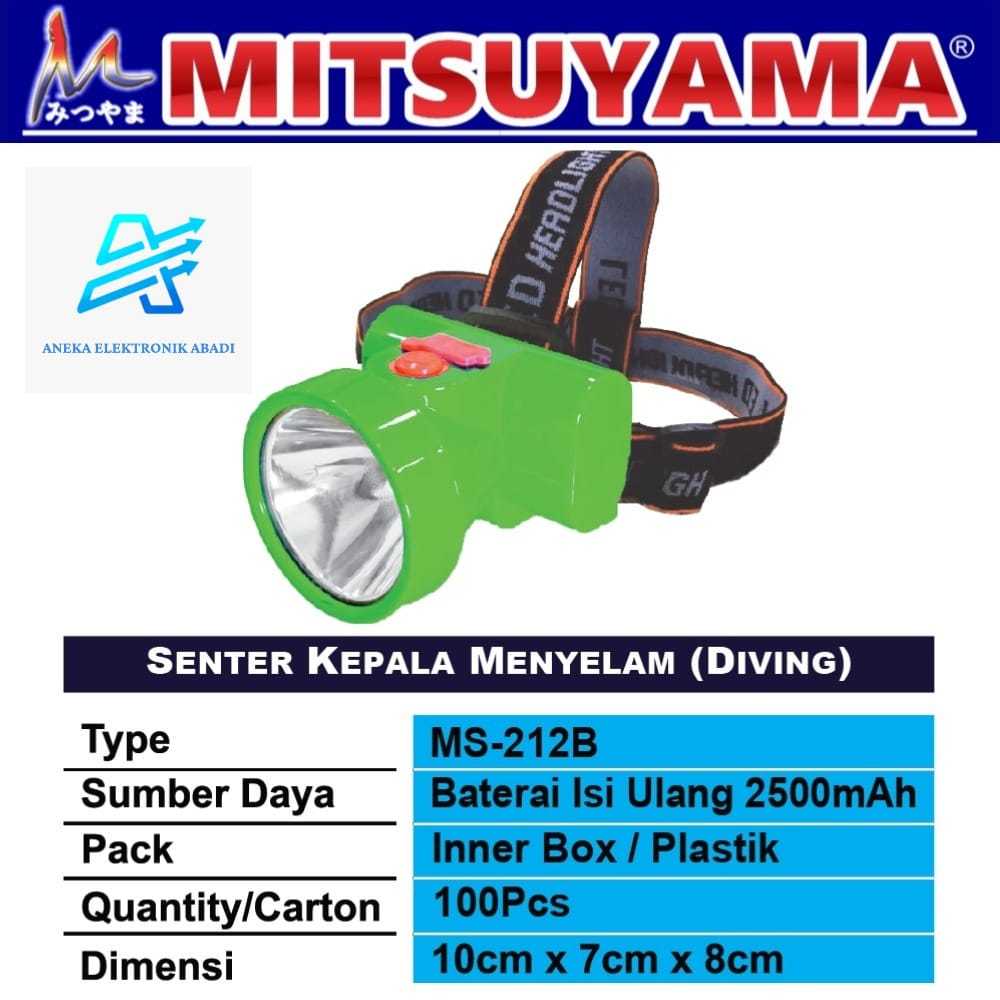 Senter Kepala Mitsuyama Senter Kepala Menyelam