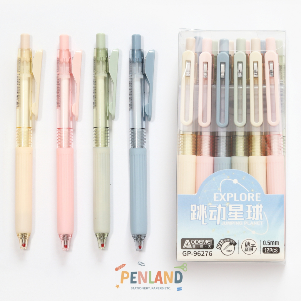 

Pulpen Pen Bolpen Gel Tinta Hitam ADM-96276 PL00019 Bisa COD