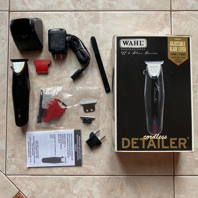 Trimmer Wahl Detailer Cordless Original USA Market Kondisi Bekas Pemakaian