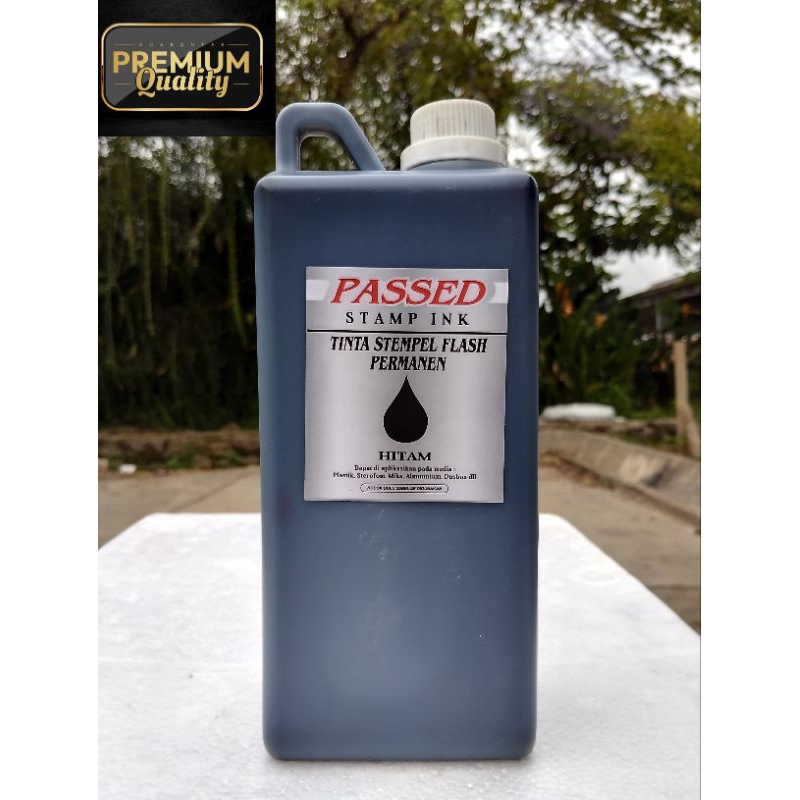 

TINTA STEMPEL PERMANENT FLASH / OTOMATIS untuk media plastik, 1 liter