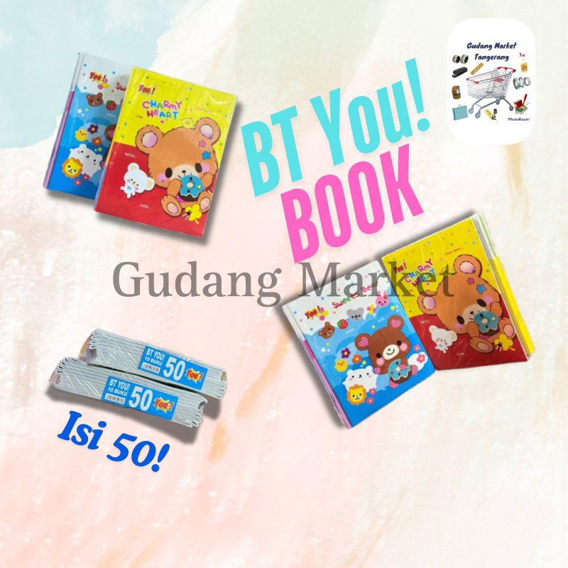 

Buku Tulis YOU! 1 Pack isi 10 Buku ( 50 Lembar )