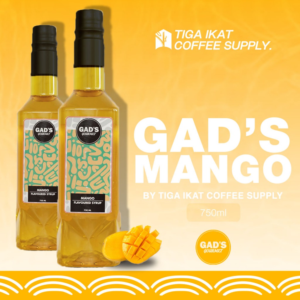 

Gads Sirup Mangga - Coffee Syrup Mango Flavour - 750 ml