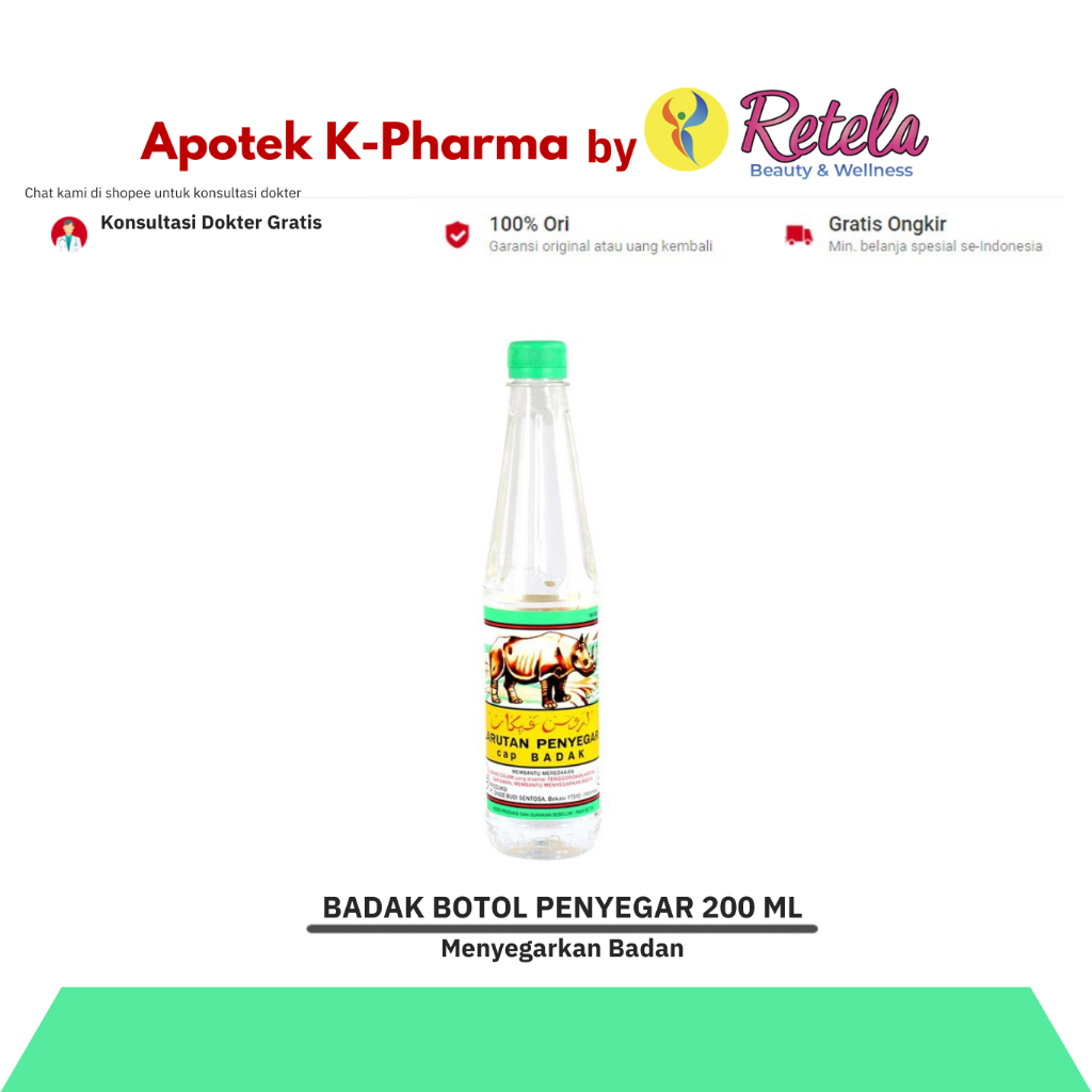 

Larutan Cap Badak Botol 200 ml