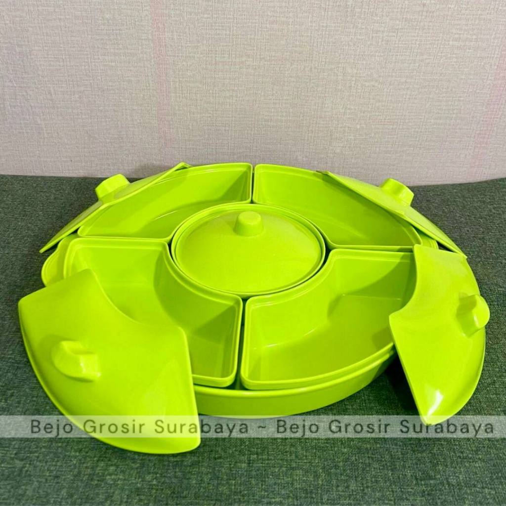 Prasmanan Set Melamin 35 cm Tempat Sayur Lauk Toples Camilan Tempat Prasmanan Jumbo DE 8000