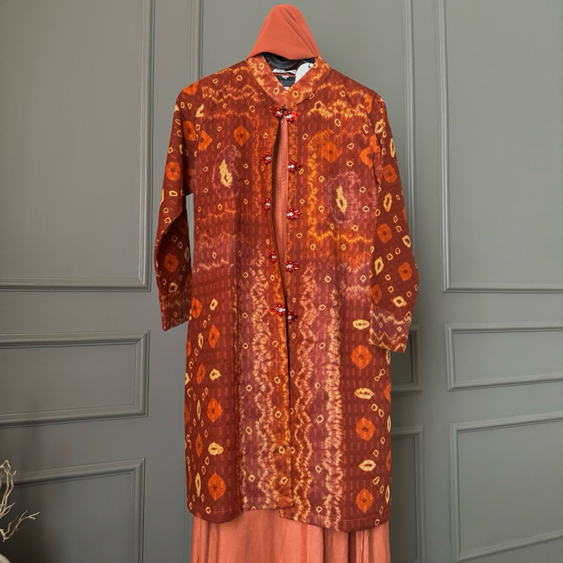 Jumputan Palembang - Outer Terracotta