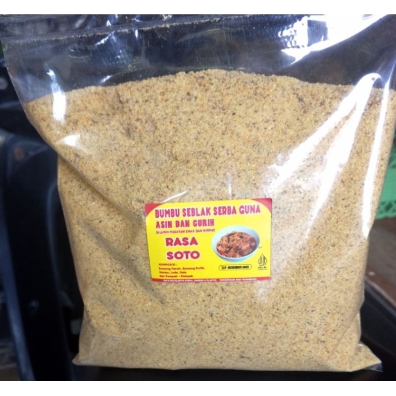 

paket 2kg bumbu kuah gurih rasa soto/bumbu seblak instan bubuk kering /bumbu serbaguna