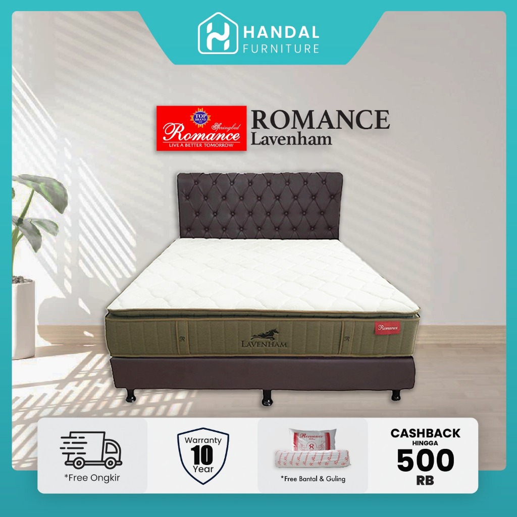 Full Set Spring bed Pillow Top Romance Lavenham