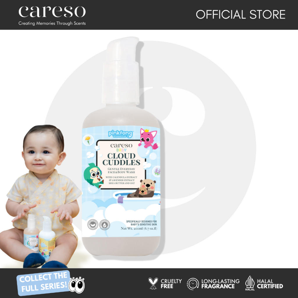 Careso Baby - Face & Body Wash - Cloud Cuddles 200ml