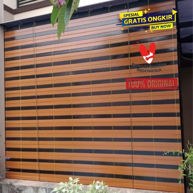 (READY STOK)Tirai kerai PVC tahan panas dan air hujan kerai pvc outdoor peredam panas dan hujan