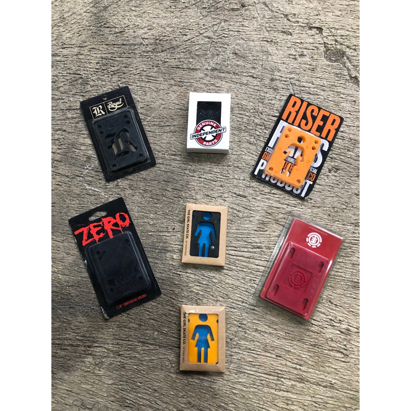 Riser pad 2mm plastic Skateboard Truck