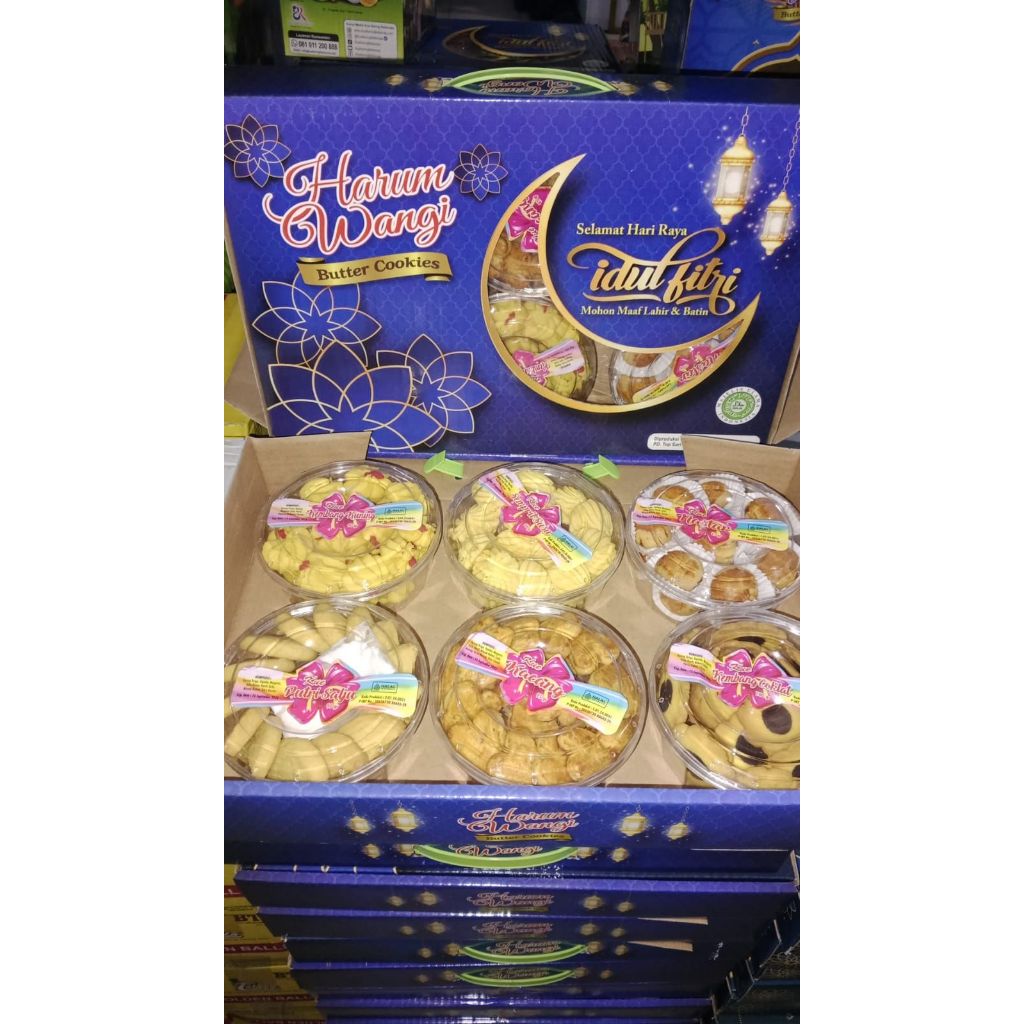 

Bellarosa Harum Wangi Paket Kue Lebaran isi 6 Toples