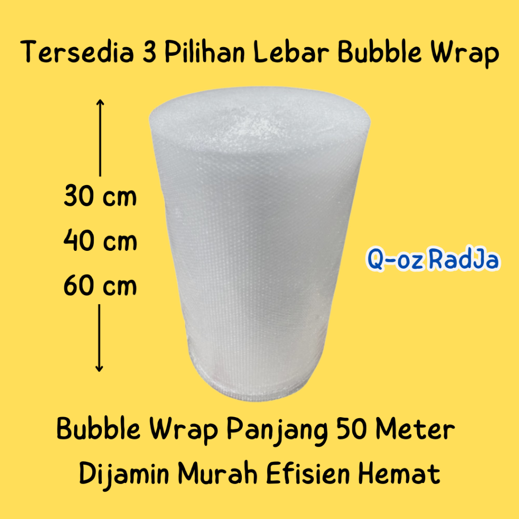 

Plastik Bubble Wrap Panjang 50 meter / ROLL