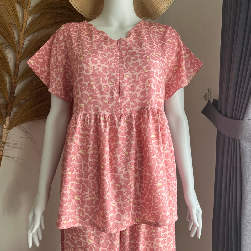 Clarissa One Set Setelan Baby Doll Dewasa LD 110cm