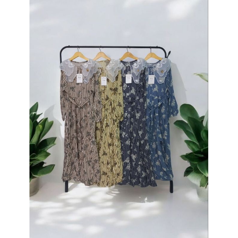 Gamis Dress Ceisya kerah collar