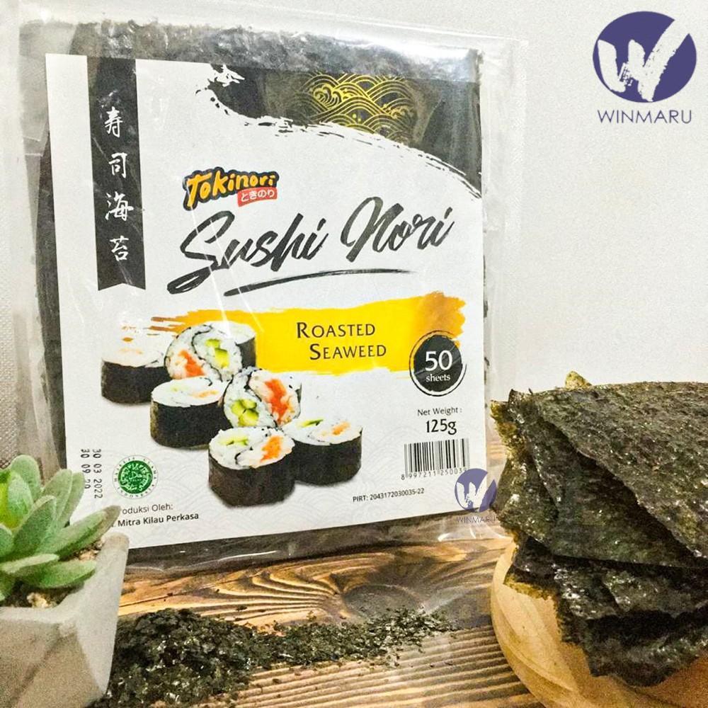 

Tokinori Sushi Nori 50 Sheets Roasted Seaweed - Rumput Laut 50 Lembar