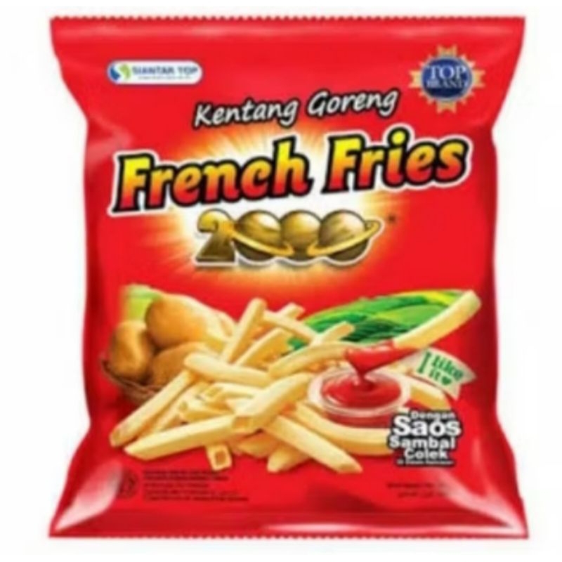 

French Fries free saos 1 pack isi 10pcs | Chiki French Fries cemilan ringan | Makanan ringan | READYSTOCK | a2putmah_official.store