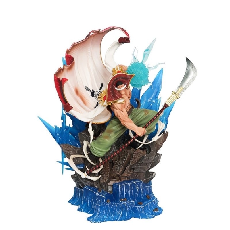 Action Figure shirohige diorama biru
