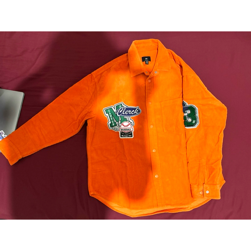 [USED] H&M Long Tshirt Corduroy / Kemeja Panjang Corduroy