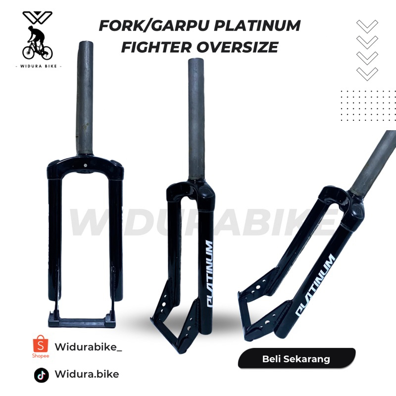 fork Garpu Bmx Oversize Platinum fighter Uk 20/ garpu Bmx platinum oversize tanpa pivot