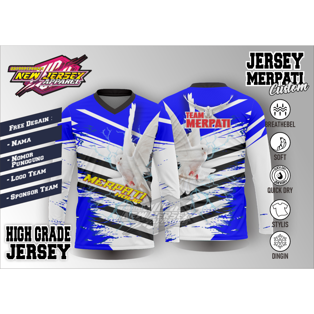 Kaos Team Merpati Club Free Desain