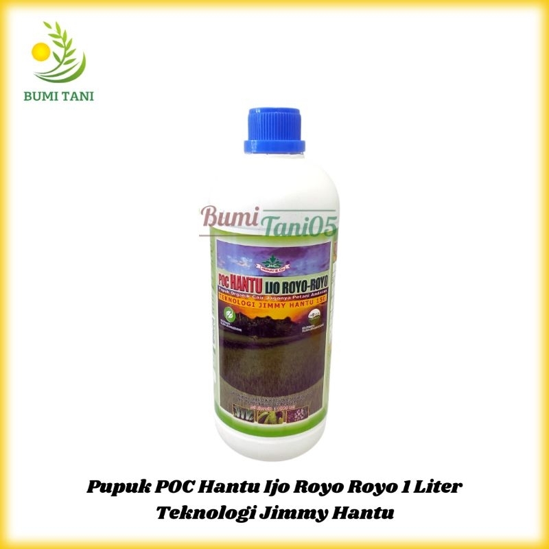 Pupuk POC Hantu Ijo Royo Royo 1 Liter Teknologi Jimmy Hantu