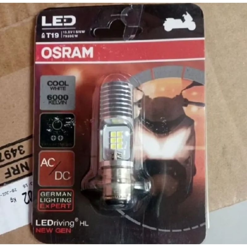 BOHLAM LAMPU OSRAM LED PUTIH BEAT FI BEAT ESP BEAT STRET VARIO 110 VARIO 125 MIO SPORTY MIO M3 MIO J
