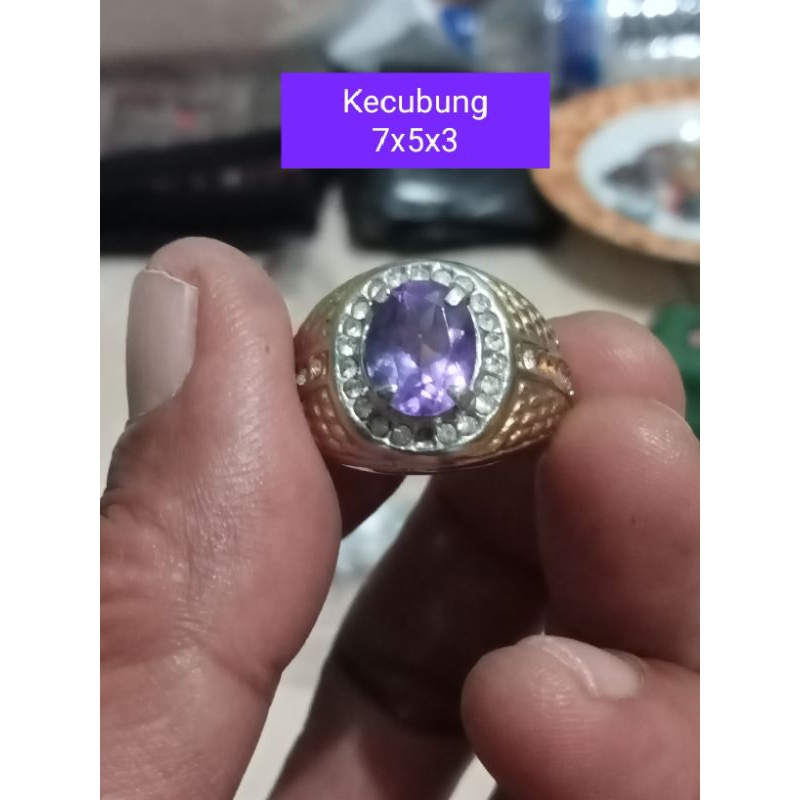 Kecubung ungu ukuran kecil untuk anak muda