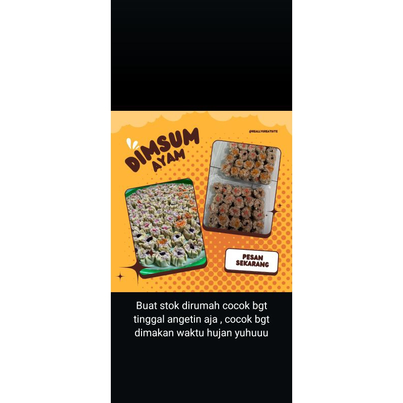 

Dimsum Ayam Isi 100pcs