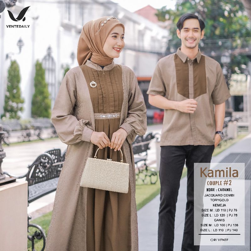 couple kemeja gamis Kamila 2