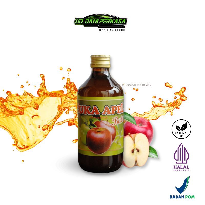 

PAKET HEMAT COMBO CUKA APEL ORGANIK 320ML|500 ML