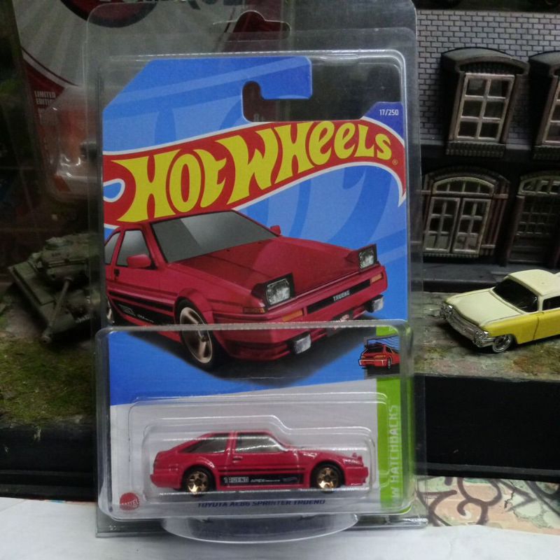 Hotwheels Toyota AE86 Sprinter trueno merah