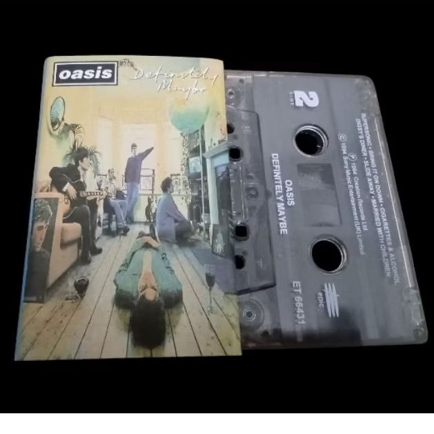 Kaset Pita Oasis - Definitely Maybe - Britpop