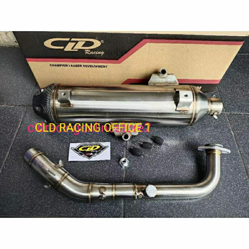 Knalpot N-Max,Aerox,Vario,New Vario,PCX,ADV,Nouvo Knalpot Standar Racing Stainless CLD Racing Bore U