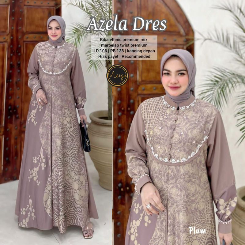 Gamis Azella dress wanita terbaru 2025