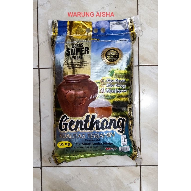 

Beras Premium Super Poles Cap Genthong 10 Kg