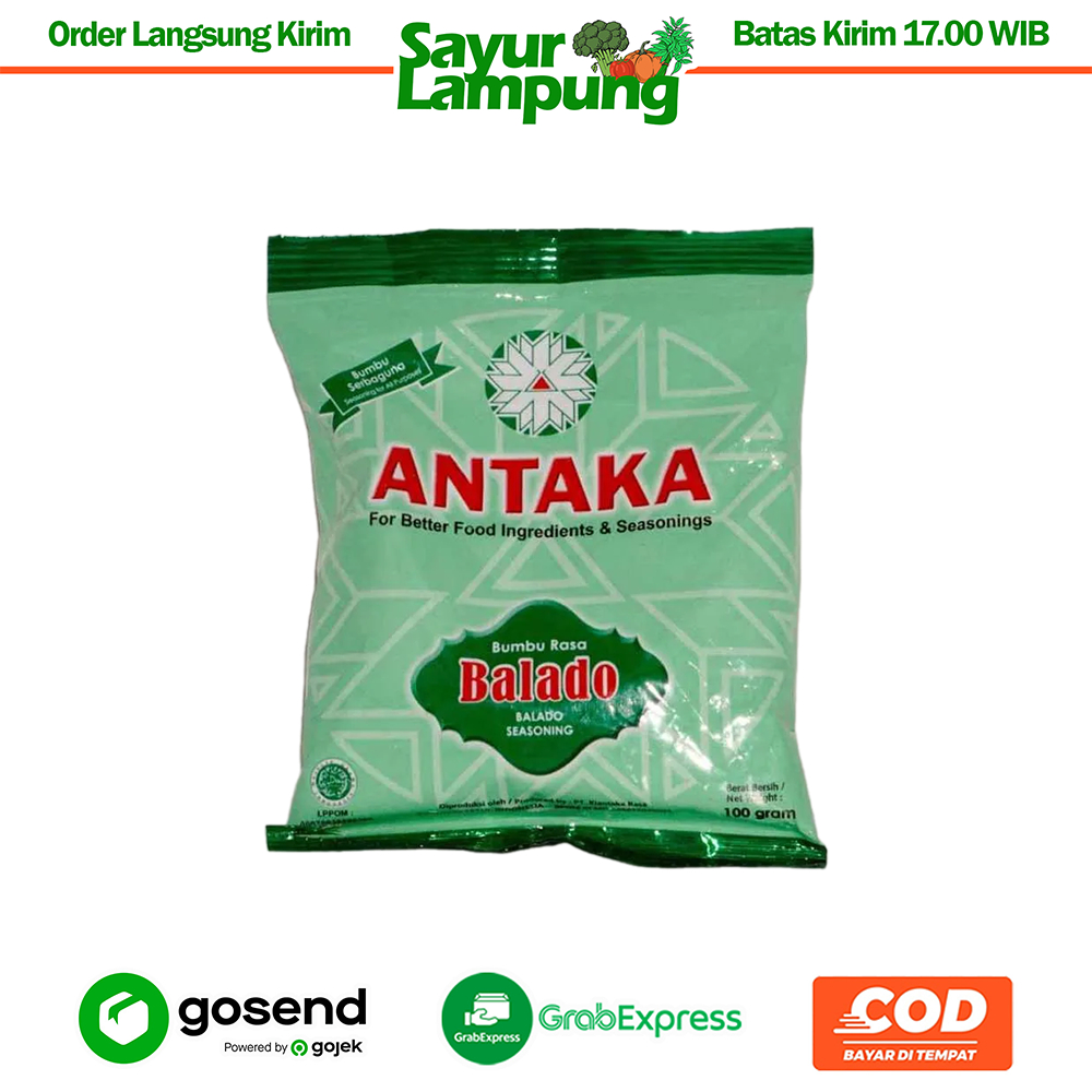

Antaka Bumbu Rasa Balado 100 Gr - Sayur Lampung