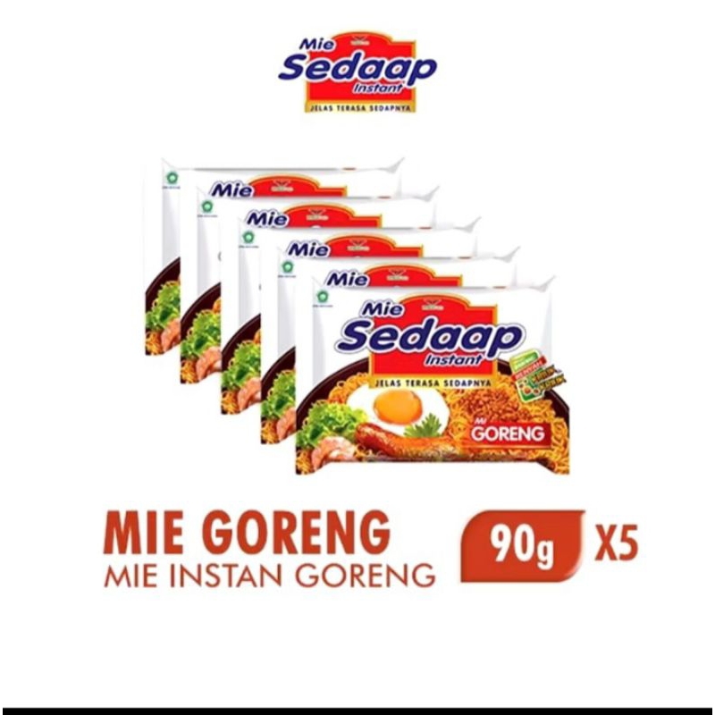 

Mie Instan sedap goreng murah 5 biji