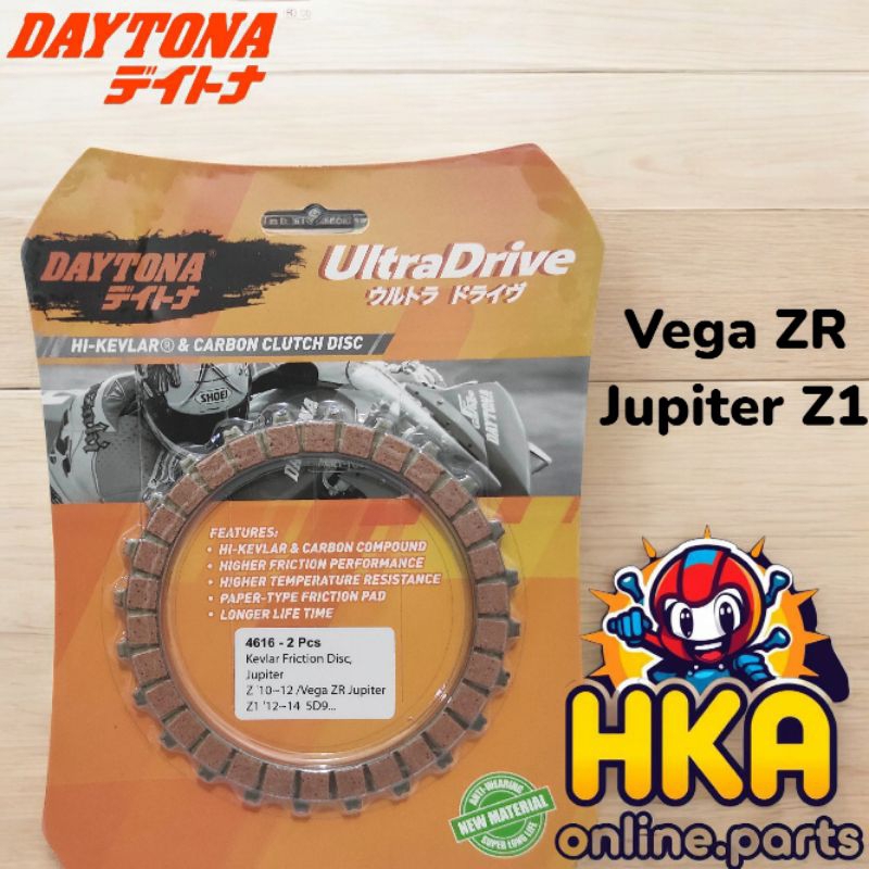 Daytona Kampas Kopling Vega ZR Jupiter Z1 Robot Original Daytona Racing Kevlar