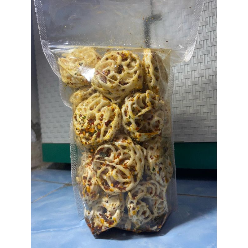 

kerupuk seblak pedas daun jeruk 200gram