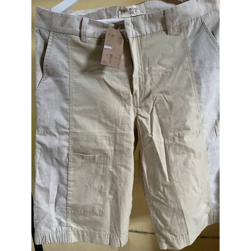 CELANA PENDEK SML CREAM /PRELOVED / CELANA MURAH / BAJU MURAH / JAKET / OUTER / CELANA PANJANG / CEL