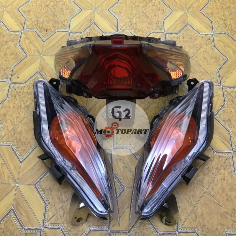TERLARIS REFLEKTOR LAMPU SEIN BEAT DELUXE 2020 CUSTOM SET LAMPU STOP / STOPLAMP BEAT DELUXE 2020 COS