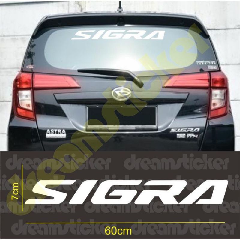 Sticker kaca mobil sigra sticker mobil sigra terlaris stiker mobil sigra keren stiker kaca mobil sig