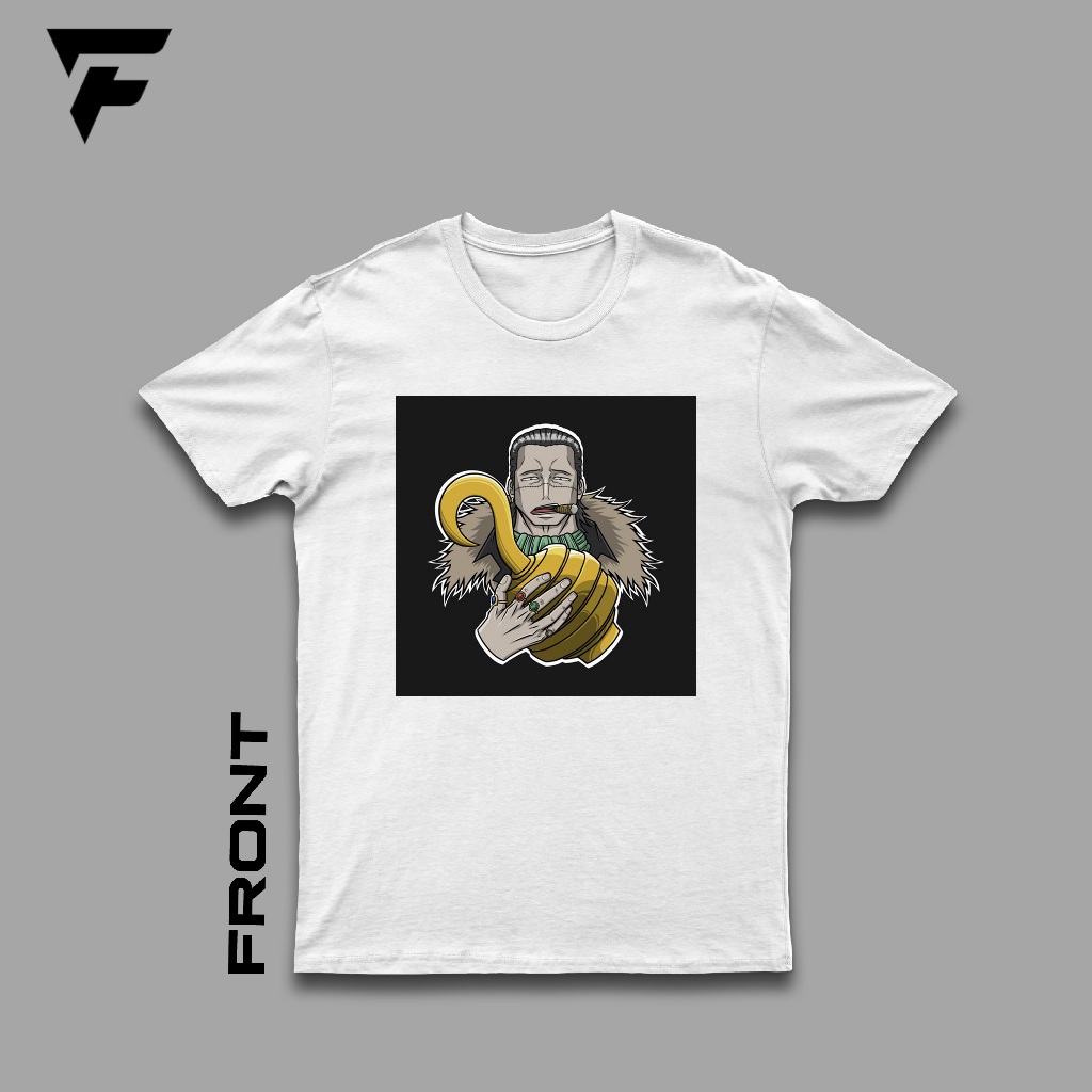 T-shirt Kaos Crocodile One Piece Komik Korean