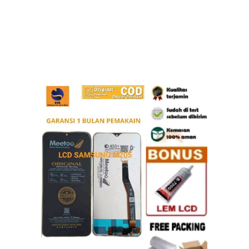 LCD HP SAMSUNG M20/M205 (MEETOO) BLACK LCD SAMSUNG M20/M205 (MEETOO) BLACK. Kategori:LCD GARANSI LEM