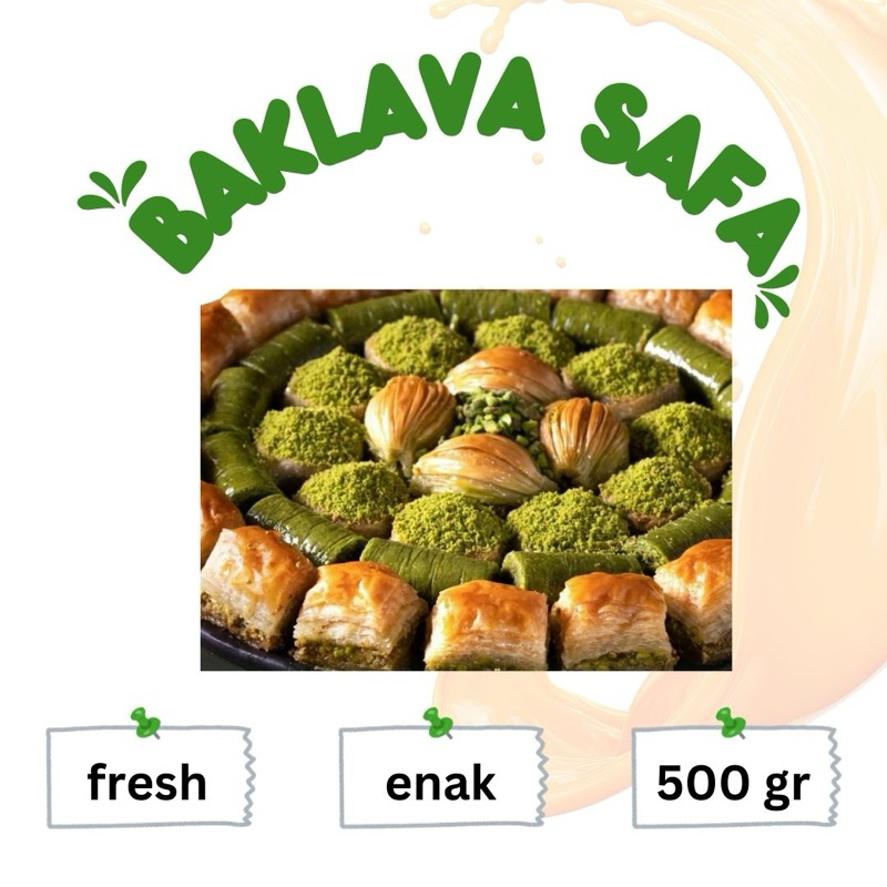 

BAKLAVA SAFA 500 gr MIX BEST SELLER