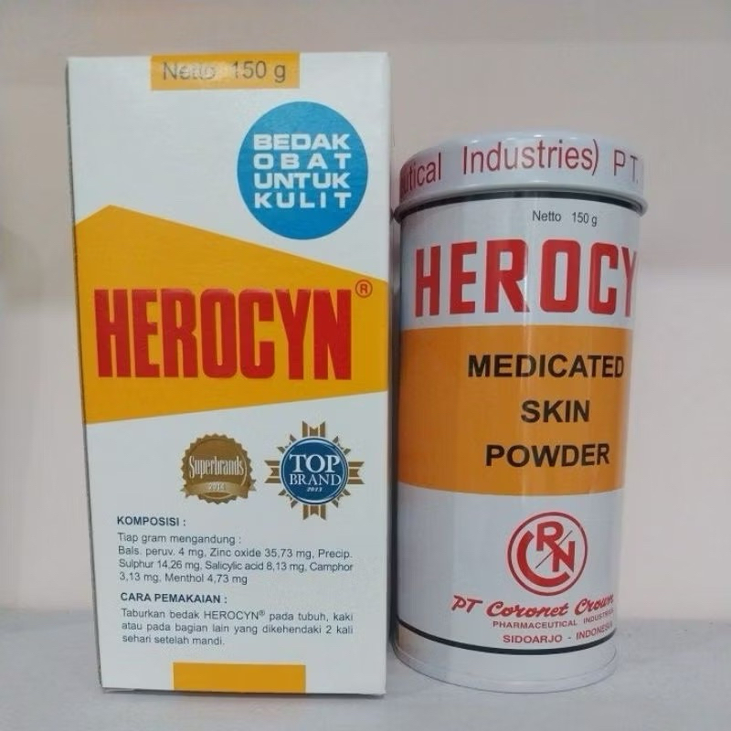 Bedak Herocyn 150 gr / bedak gatal / bedak dewasa