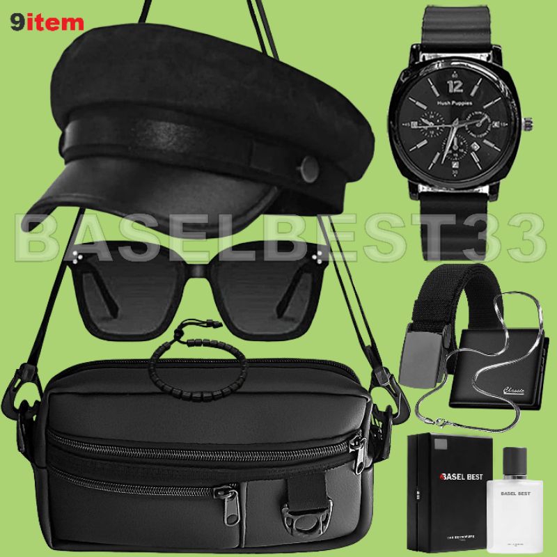 Promo Paket Aksesoris Pria Keren Combo ULTIMATE Pria Terbaru 9 In Jam Tangan Pria Keren Beli Jam Tan