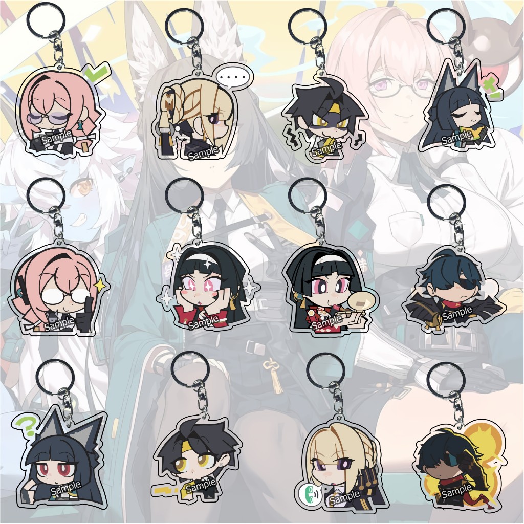 Gantungan Kunci Zenless Zone Zero AstraYao - Ganci Anime ZZZ Games - Keychain - Souvenir - Terbaru